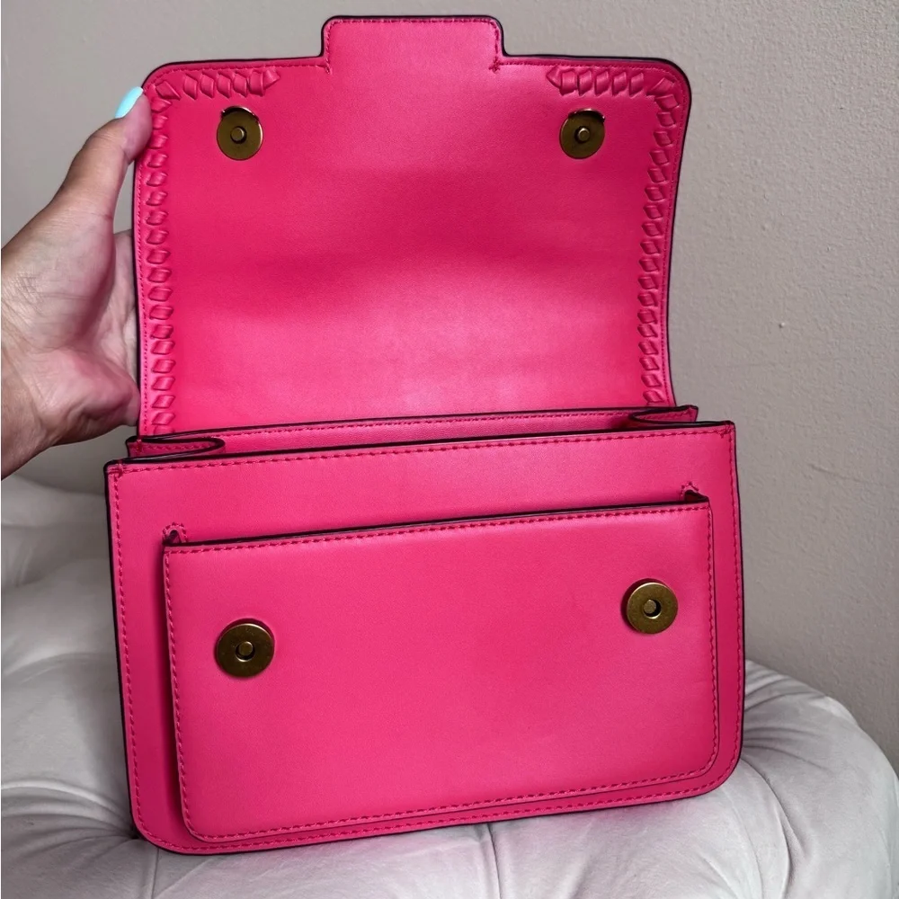 NWOT Michael kors Heather Large Leather Shoulder Bag